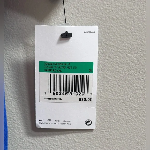 NEW Nike Duke Blue Devils Thank You Coach K Ring T-Shirt Men’s XL Royal Blue - Picture 4 of 8